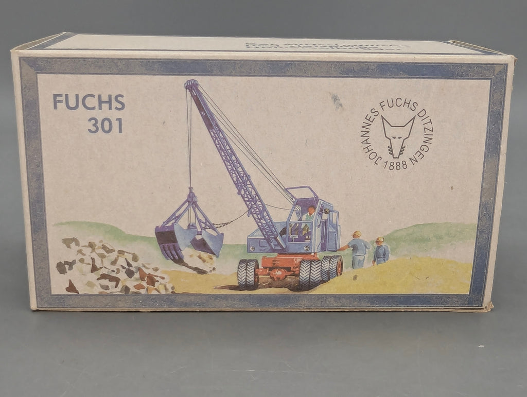Excavadora Modelo 1:50 NZG 520 Fuchs 301 con embalaje original