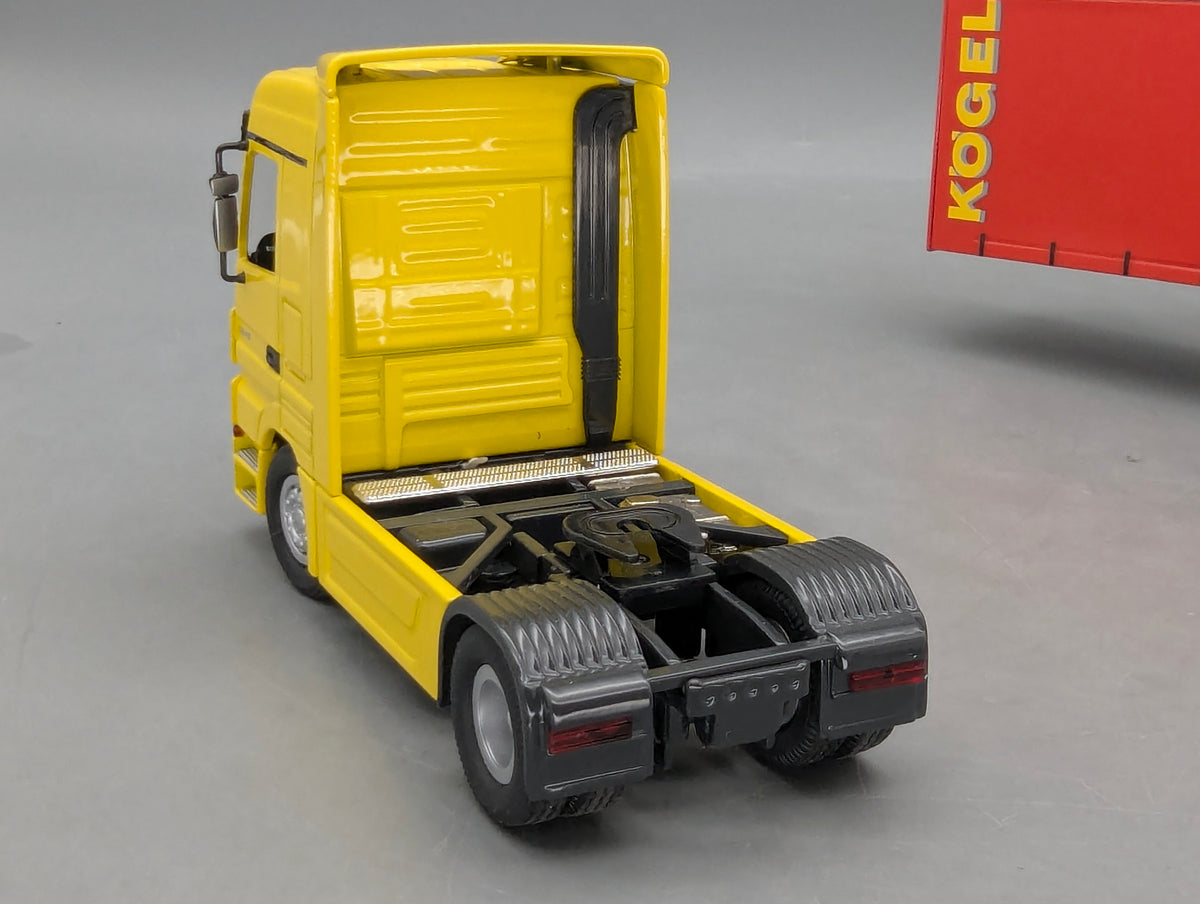 LKW Modell 1:50 NZG 555 Mercedes Benz Actros Kögel Gardinenauflieger mit OVP
