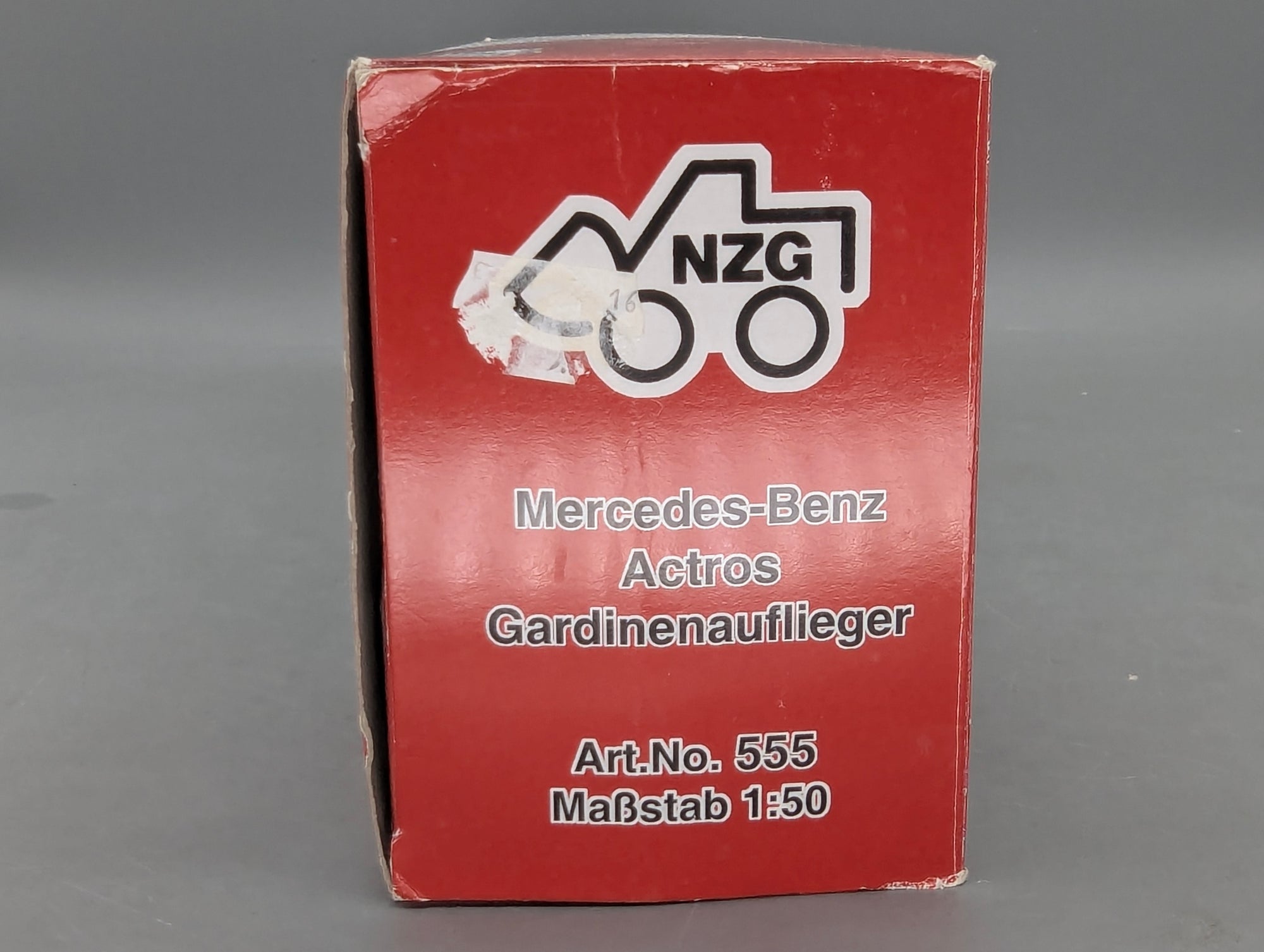 LKW Modell 1:50 NZG 555 Mercedes Benz Actros Kögel Gardinenauflieger mit OVP