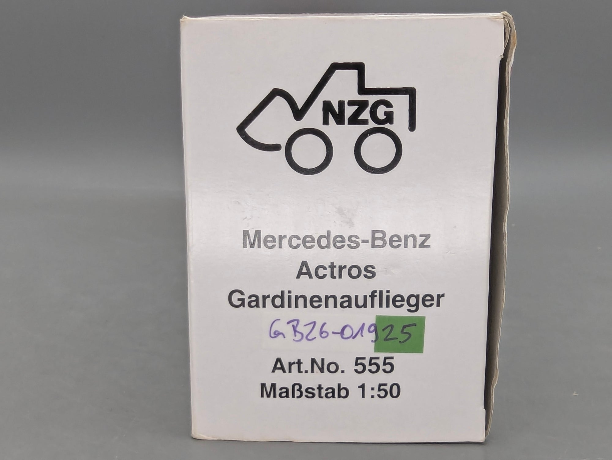 LKW Modell 1:50 NZG 555 Mercedes Benz Actros Kögel Gardinenauflieger mit OVP