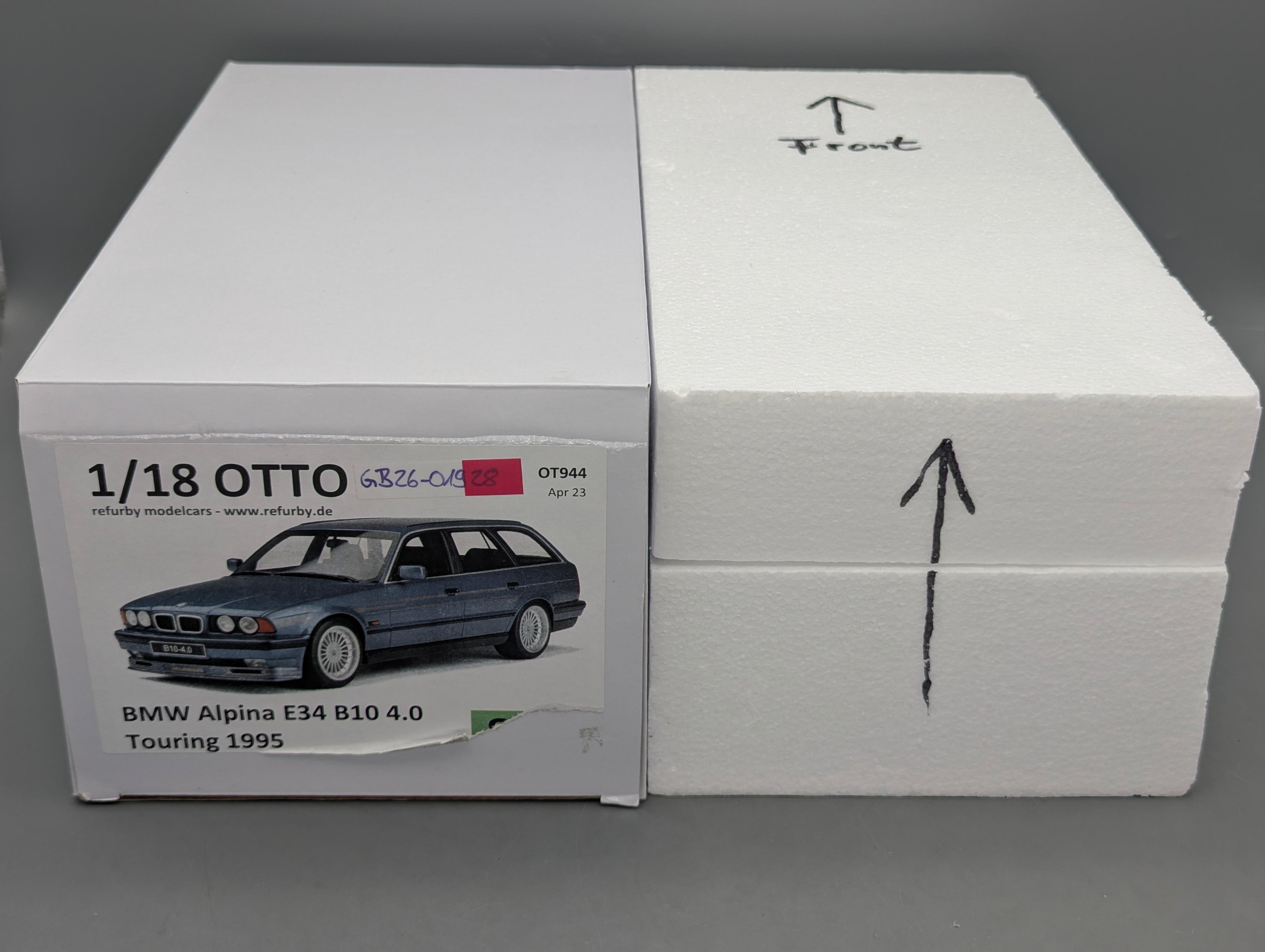 Coches a escala 1:18 Otto OT944 BMW Alpina E34 B10 4.0 Touring 1995 en embalaje original