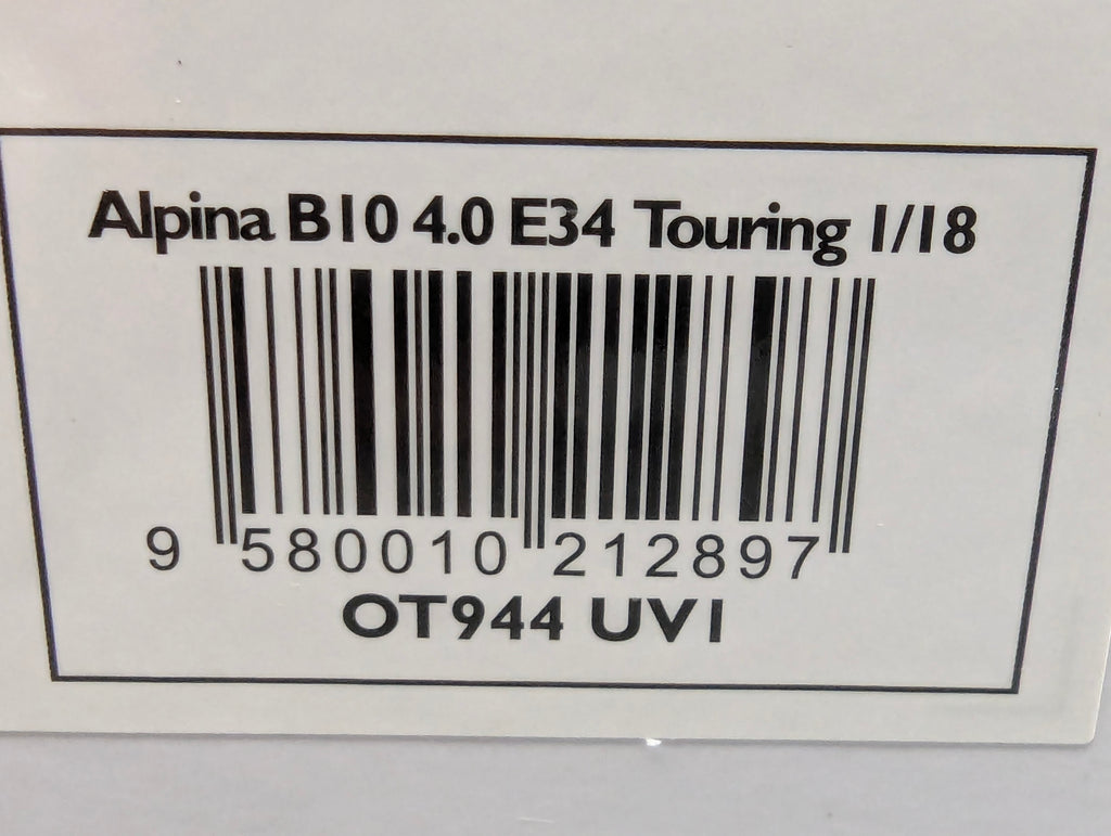 Coches a escala 1:18 Otto OT944 BMW Alpina E34 B10 4.0 Touring 1995 en embalaje original