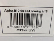 Model Cars 1:18 Otto OT944 BMW Alpina E34 B10 4.0 Touring 1995 Original Packaging
