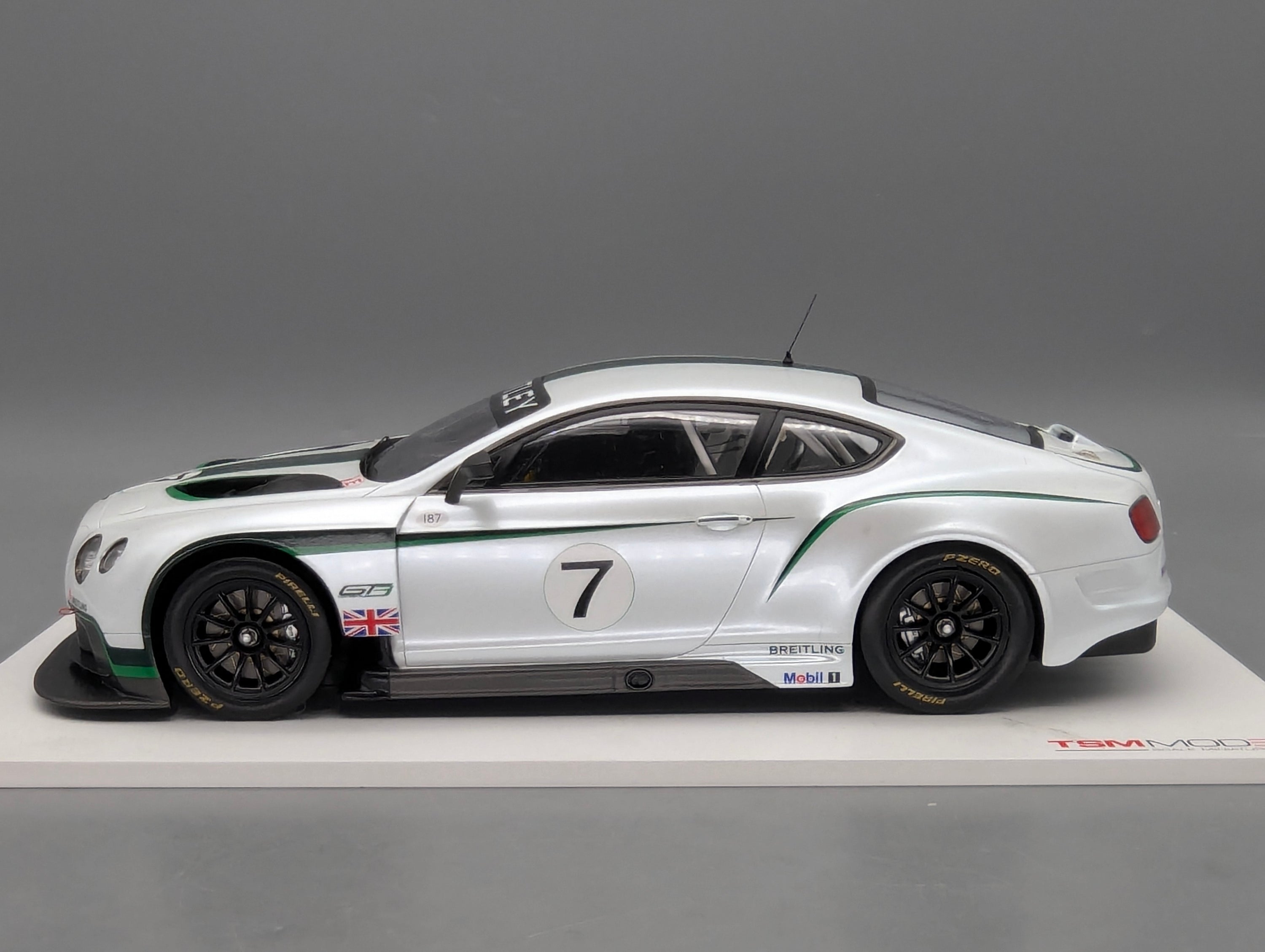 Model Cars 1:18 TSM Bentley Continental GT3 Goodwood 2013 #7 with original packaging