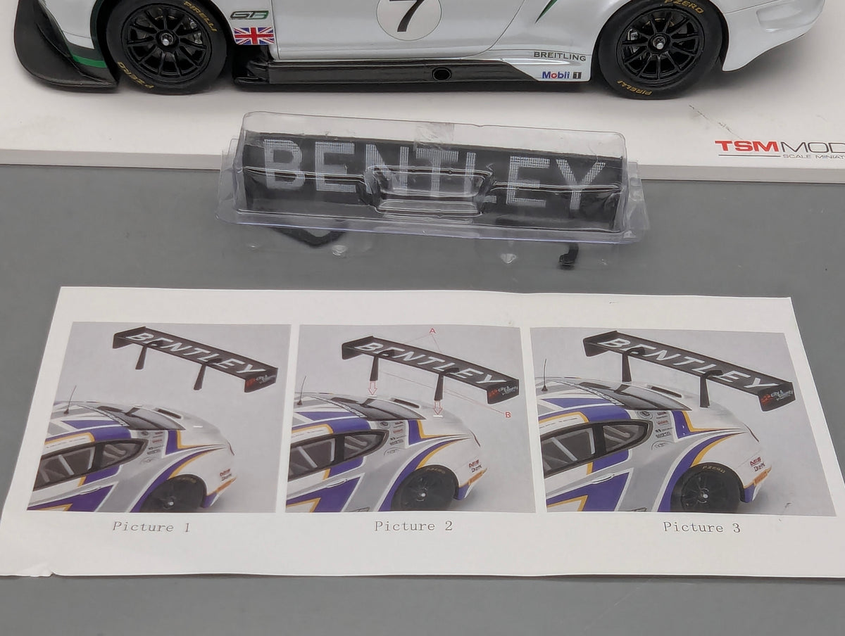 Model Cars 1:18 TSM Bentley Continental GT3 Goodwood 2013 #7 with original packaging
