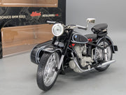 Motorcycle Model 1:10 Schuco BMW R25/3 black with sidecar with original packaging