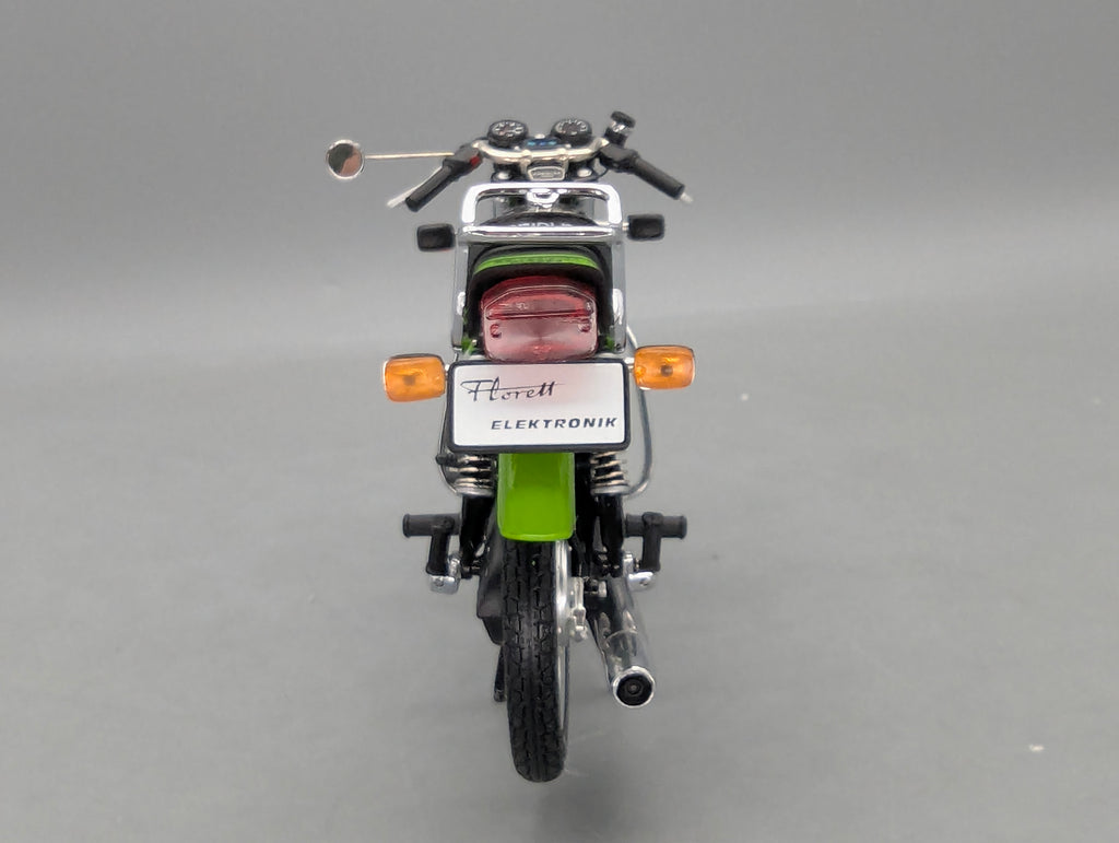 Motorrad Modell 1:10 Schuco Kreidler Florett RS Elektronik Grün mit OVP