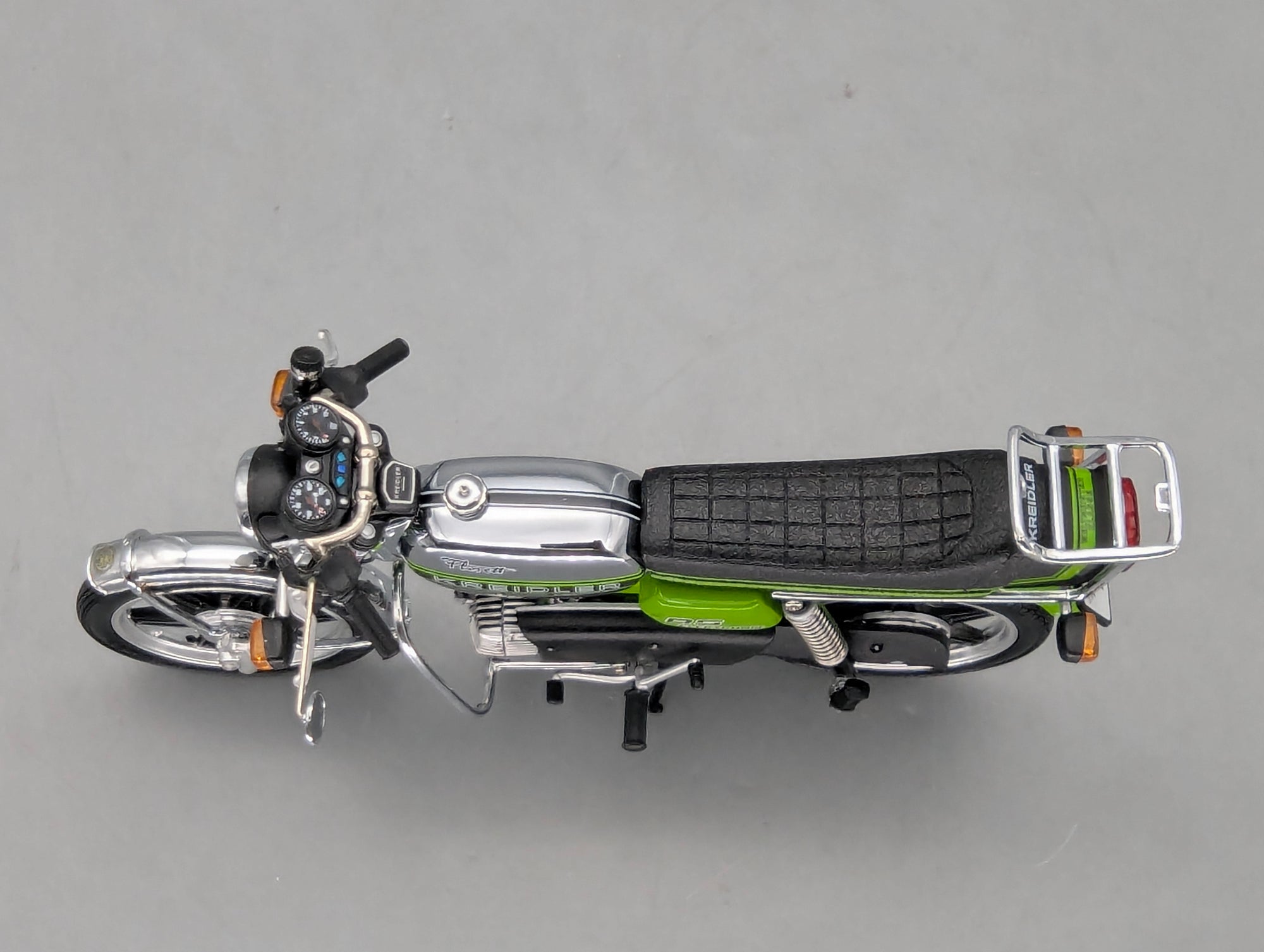 Motorrad Modell 1:10 Schuco Kreidler Florett RS Elektronik Grün mit OVP