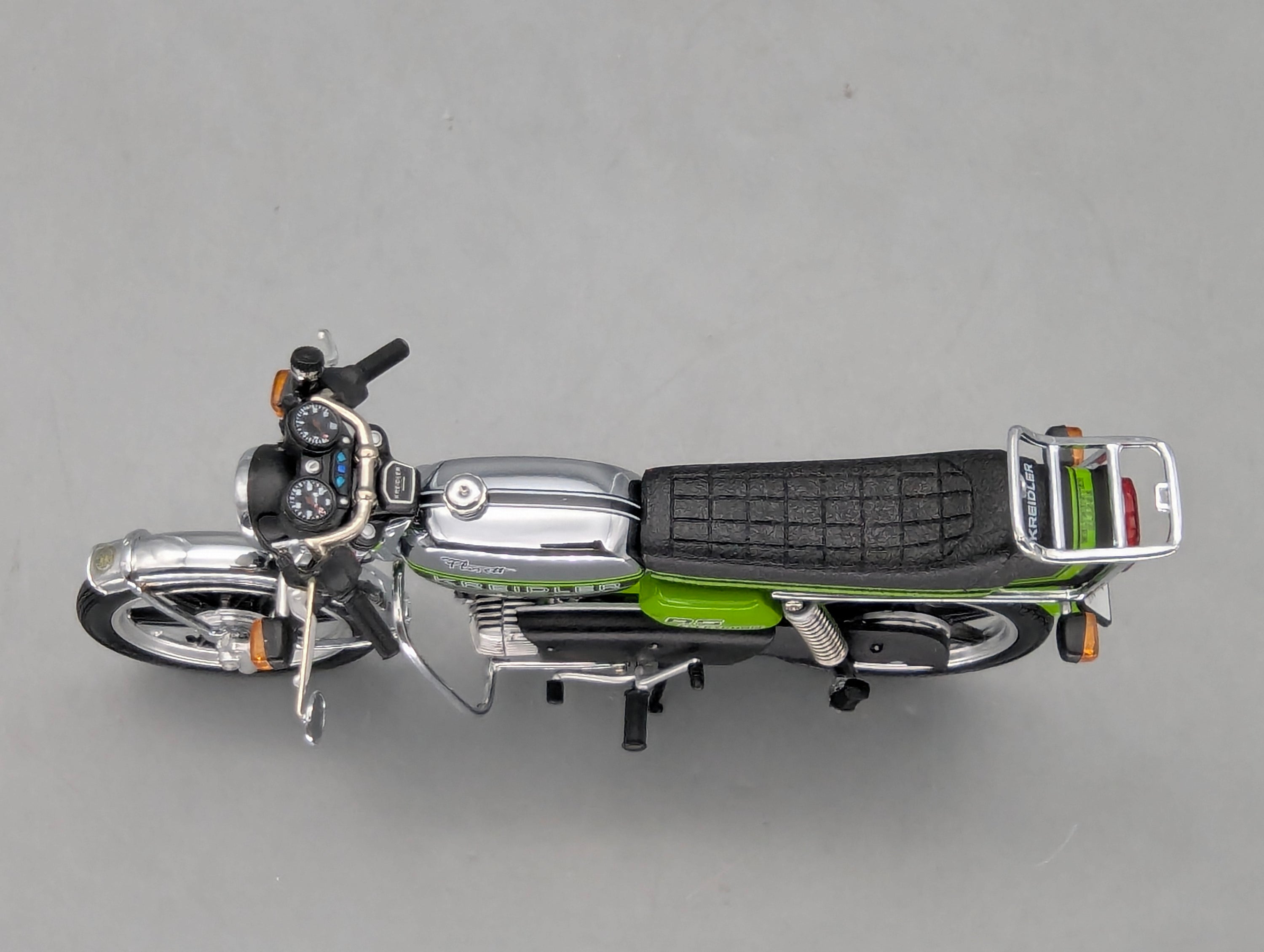Motorrad Modell 1:10 Schuco Kreidler Florett RS Elektronik Grün mit OVP