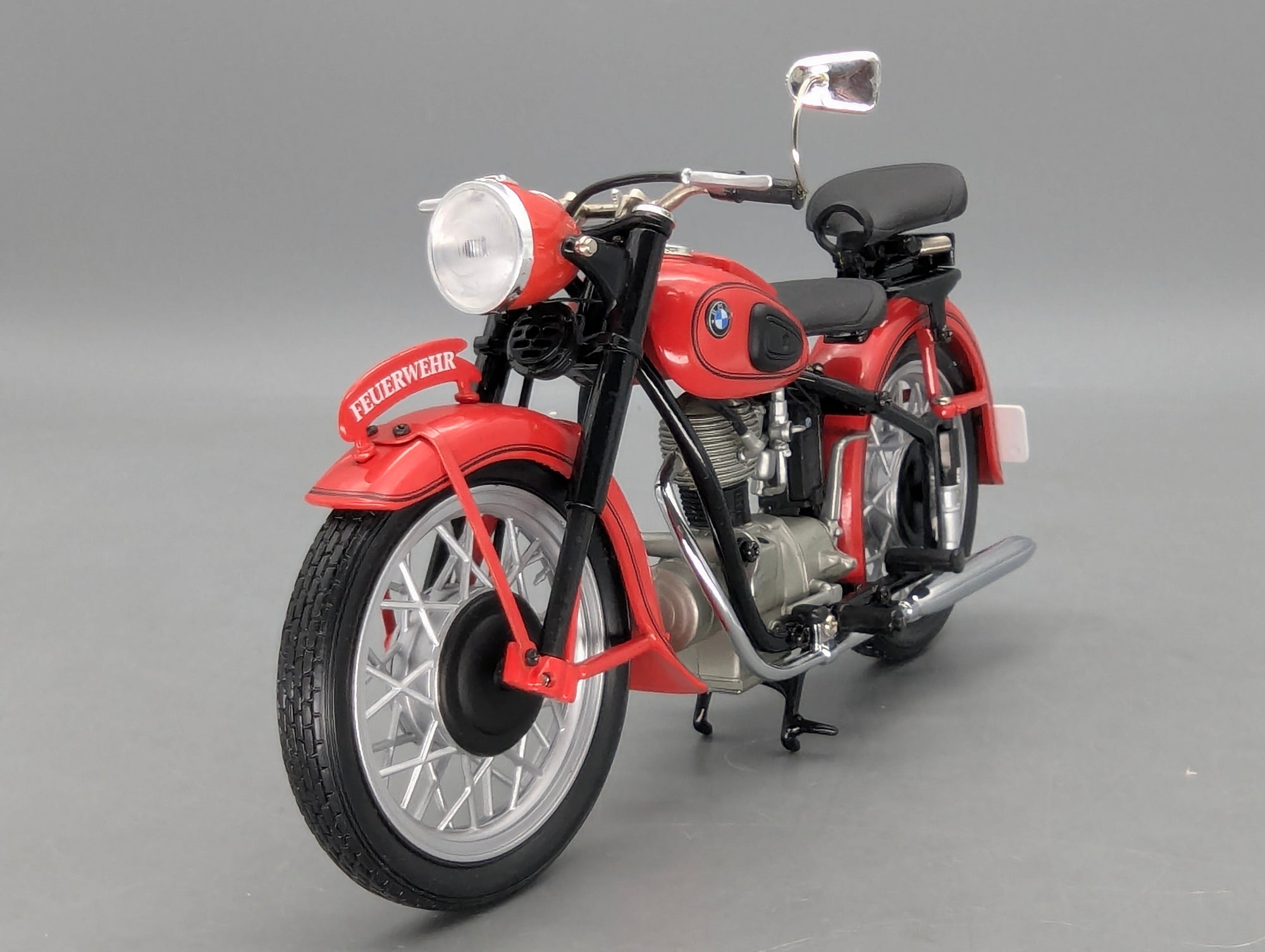 Motorrad Modell 1:10 Schuco BMW R25/3 Feuerwehr mit OVP