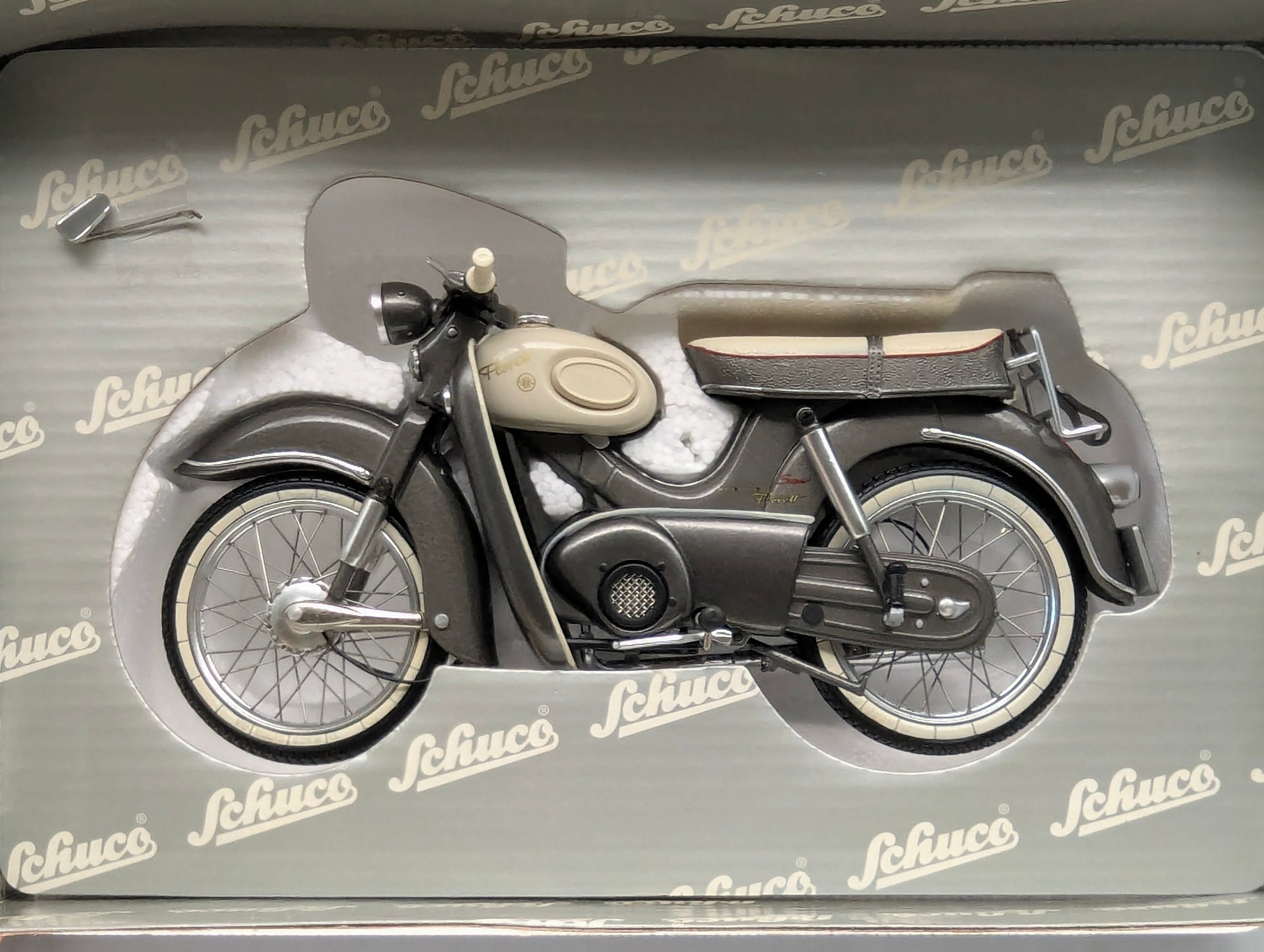 Motorcycle Model 1:10 Schuco Kreidler Florett Super with Original Packaging