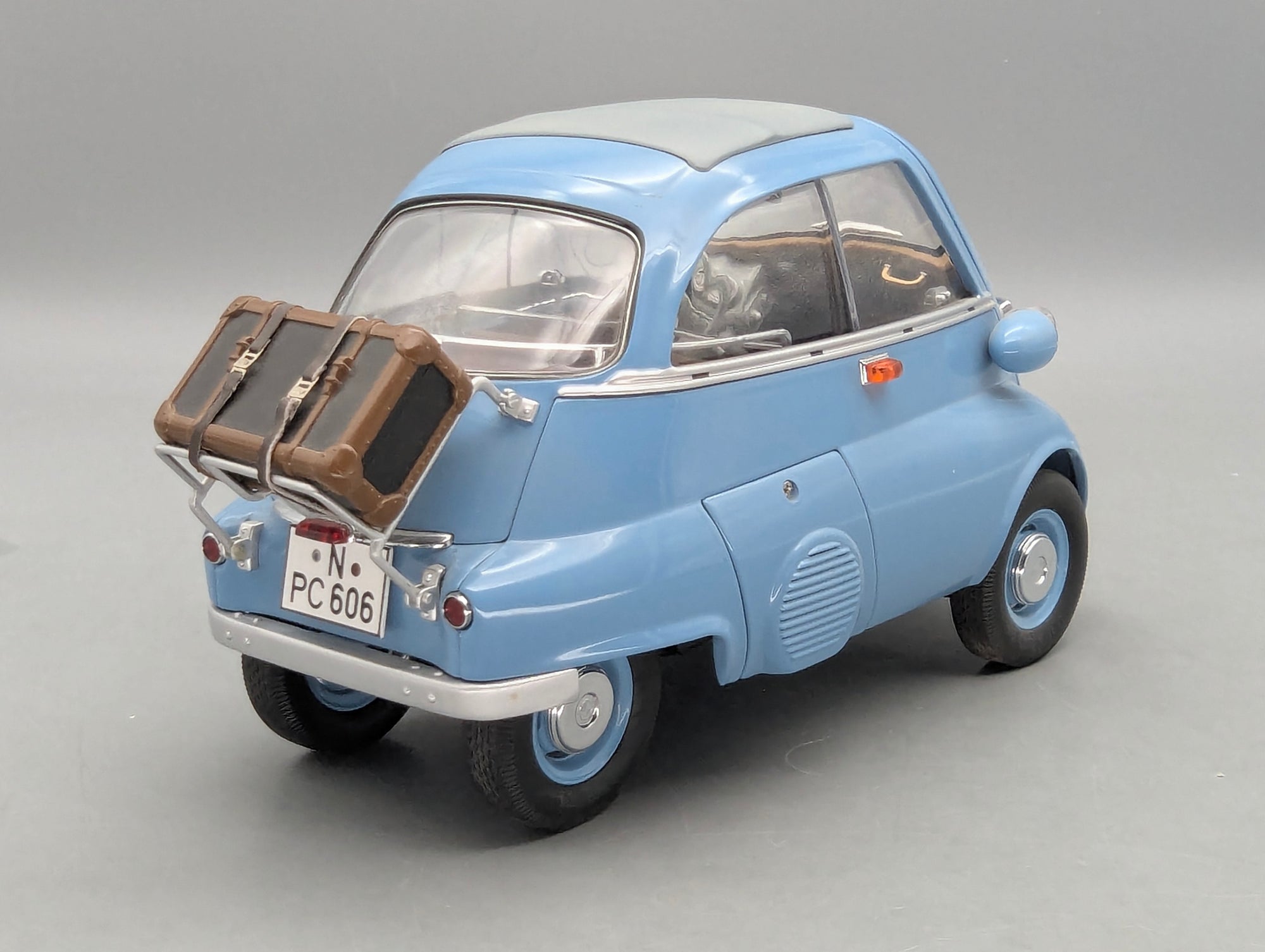 Coches a escala 1:12 Premium ClassiXXs BMW Isetta "Export" Azul Claro con embalaje original