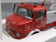 Model Cars 1:18 Schuco Mercedes Benz L 322 Fire Engine with Turntable Ladder with Original Packaging