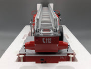 Model Cars 1:18 Schuco Mercedes Benz L 322 Fire Engine with Turntable Ladder with Original Packaging