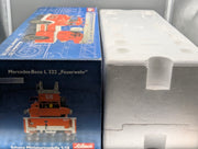 Model Cars 1:18 Schuco Mercedes Benz L 322 Fire Engine with Turntable Ladder with Original Packaging