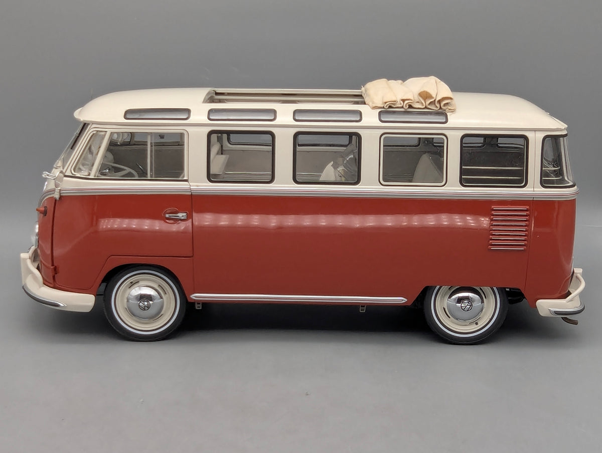 Model Cars 1:12 Sun Star Volkswagen VW Samba Bus T1 Type 2 1962 with Original Packaging