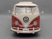 Model Cars 1:12 Sun Star Volkswagen VW Samba Bus T1 Type 2 1962 with Original Packaging