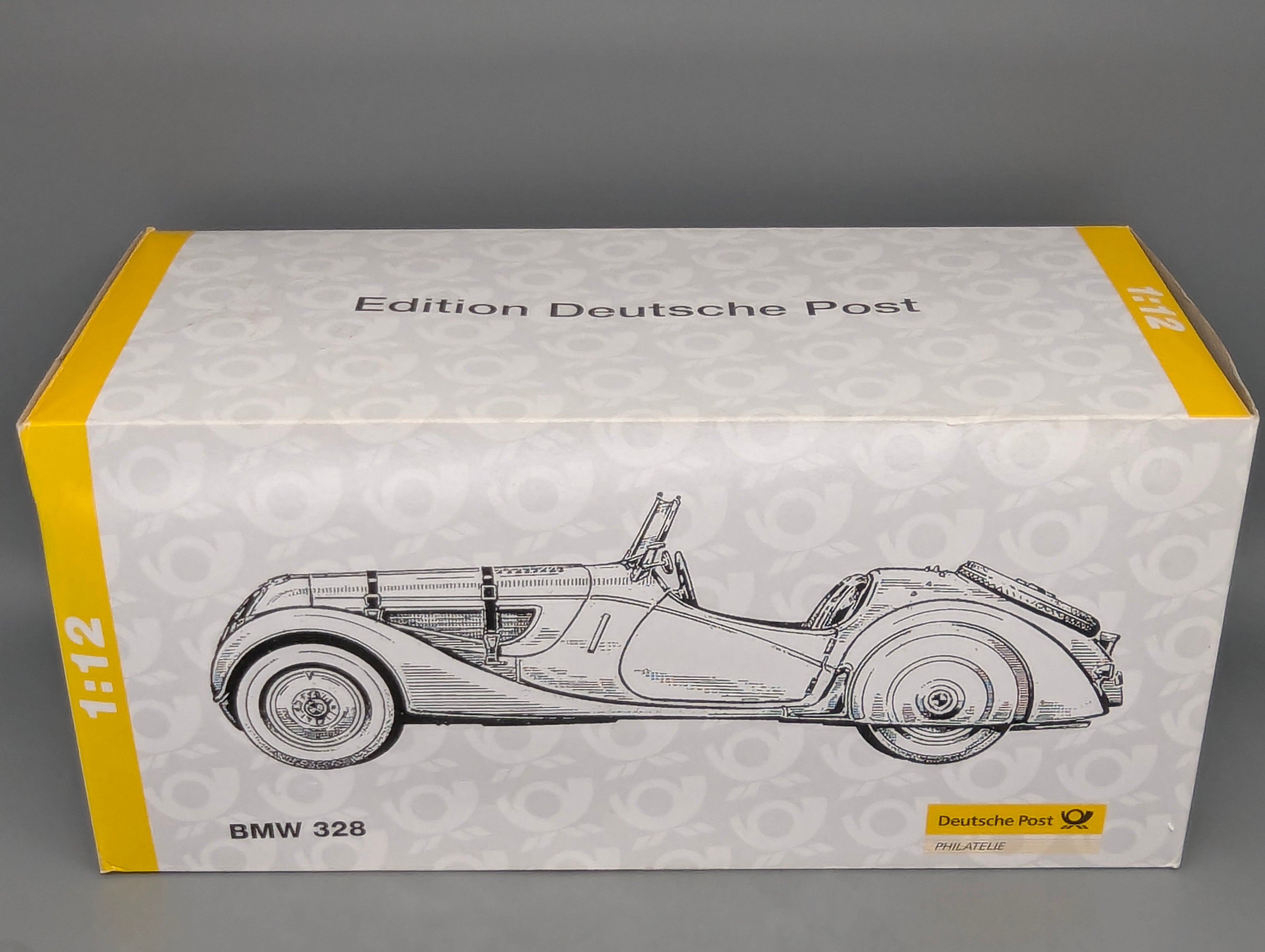 Modellautos 1:12 Premium ClassiXXs BMW 328 Cabrio Rot Deutsche Post mit OVP