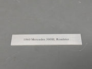 Modellautos 1:24 Franklin Mint Mercedes Benz 300 SL Roadster 1960 Rot mit OVP