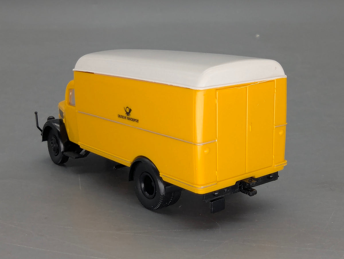 Modellautos H0 1:87 Brekina Magirus Deutz S 3500 Paketwagen Deutsche Bundespost OVP