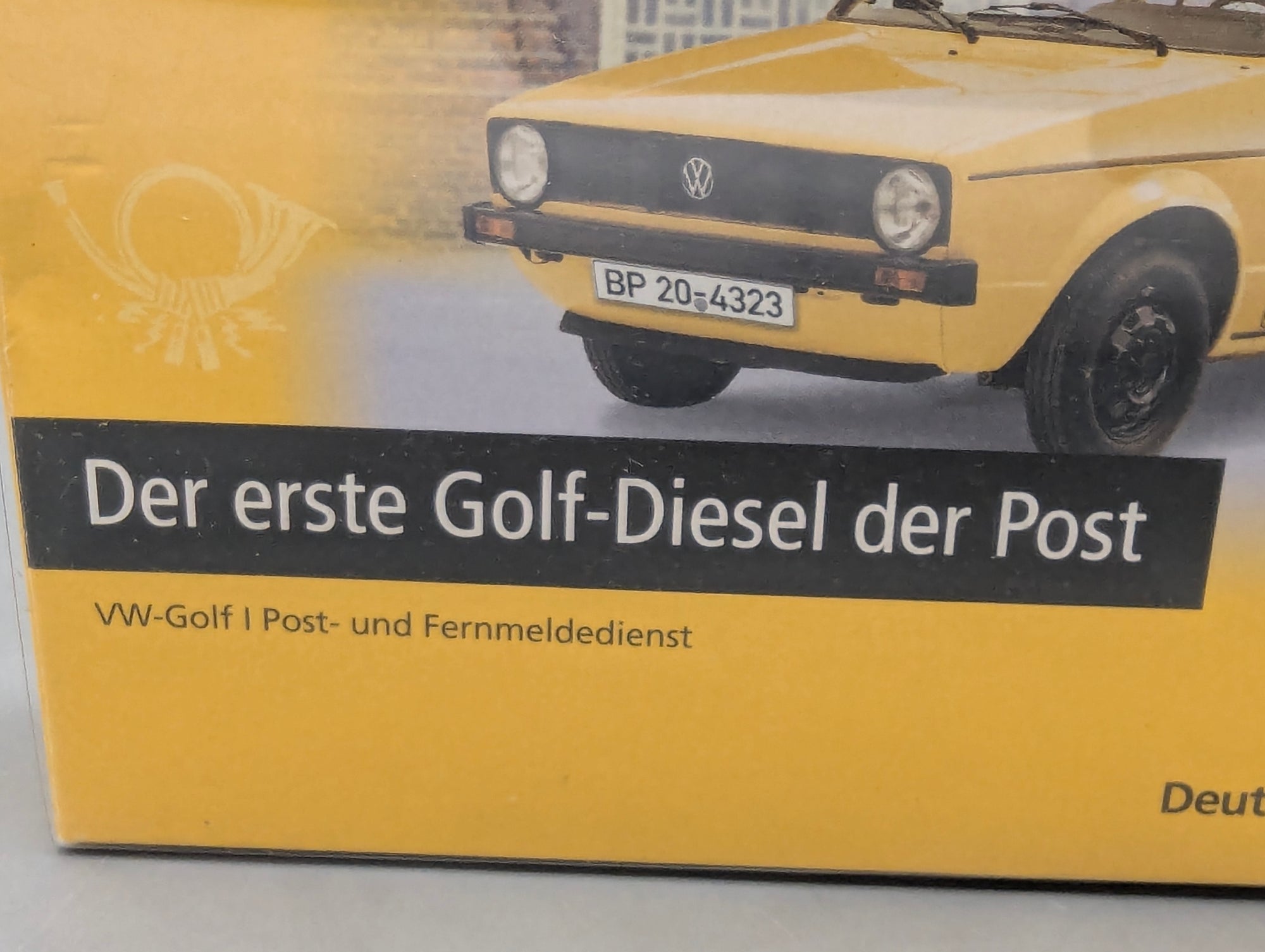 Modellautos H0 1:87 Brekina Volkswagen VW Golf 2-tlg Set Deutsche Bundespost OVP