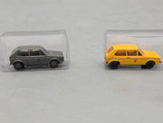 Modellautos H0 1:87 Brekina Volkswagen VW Golf 2-tlg Set Deutsche Bundespost OVP