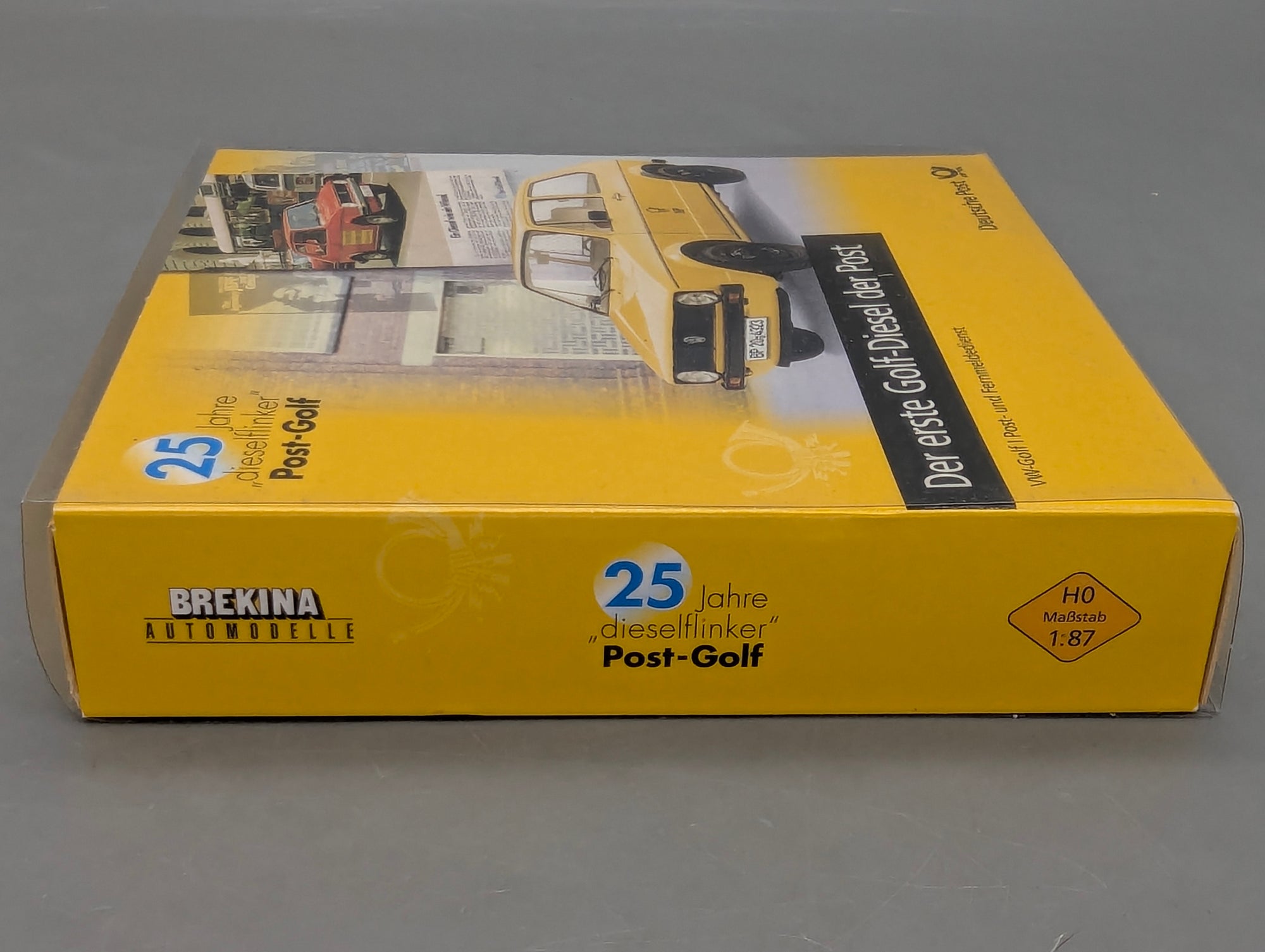 Modellautos H0 1:87 Brekina Volkswagen VW Golf 2-tlg Set Deutsche Bundespost OVP