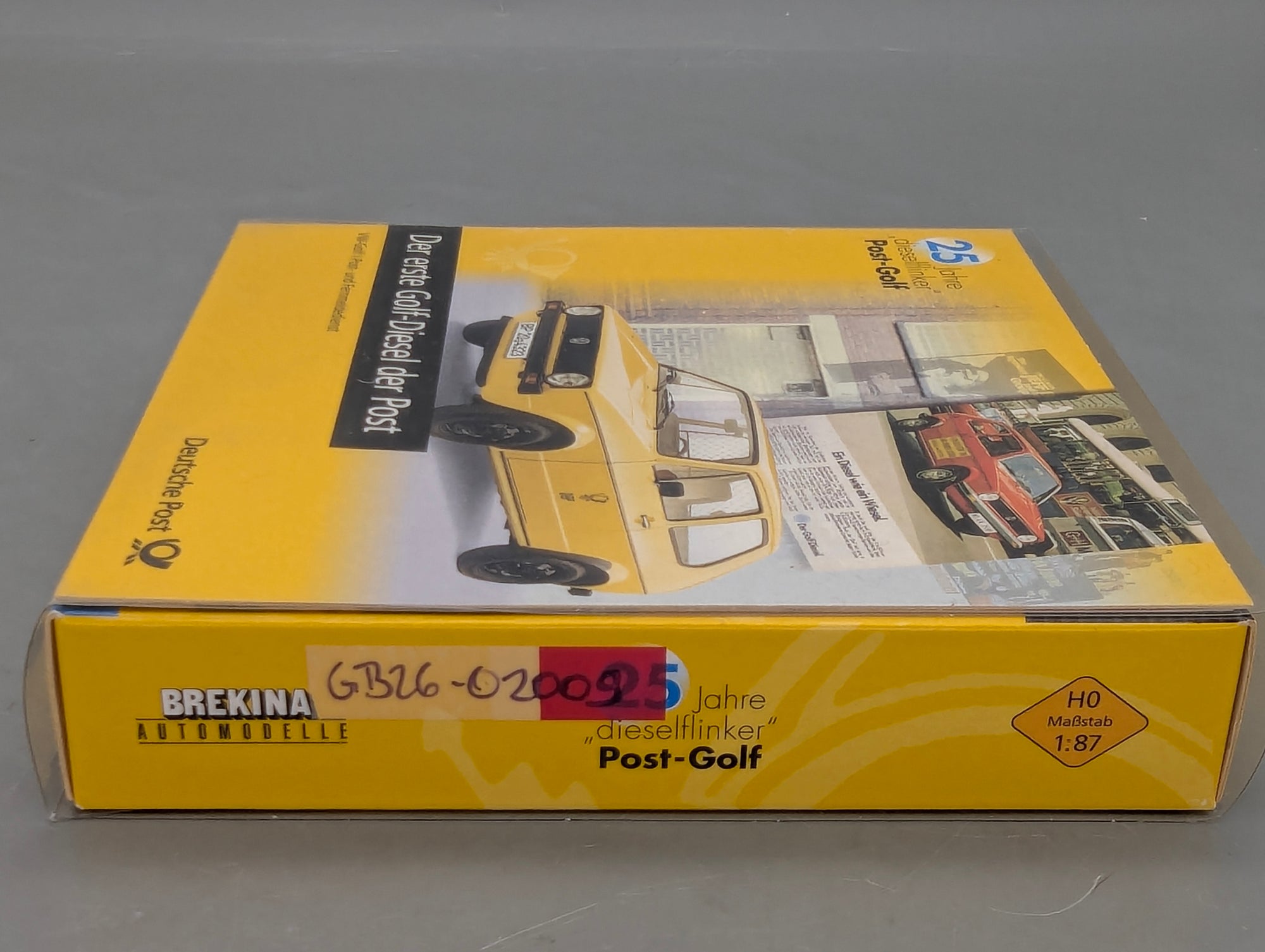Modellautos H0 1:87 Brekina Volkswagen VW Golf 2-tlg Set Deutsche Bundespost OVP