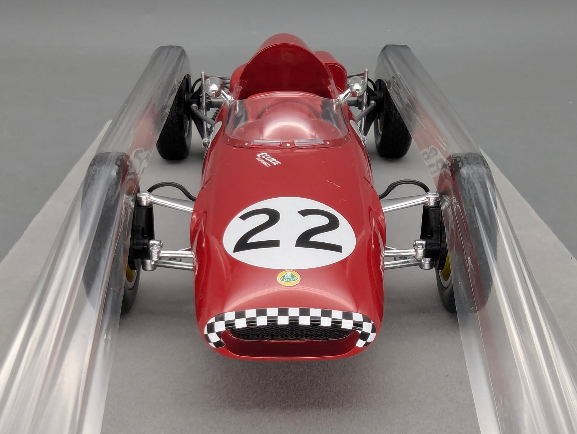 Modellautos 1:18 Tecnomodel Lotus 21 Climax 1962 Belgium GP #22 Jo Siffert mit OVP