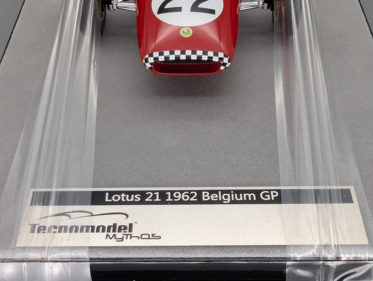 Modellautos 1:18 Tecnomodel Lotus 21 Climax 1962 Belgium GP #22 Jo Siffert mit OVP