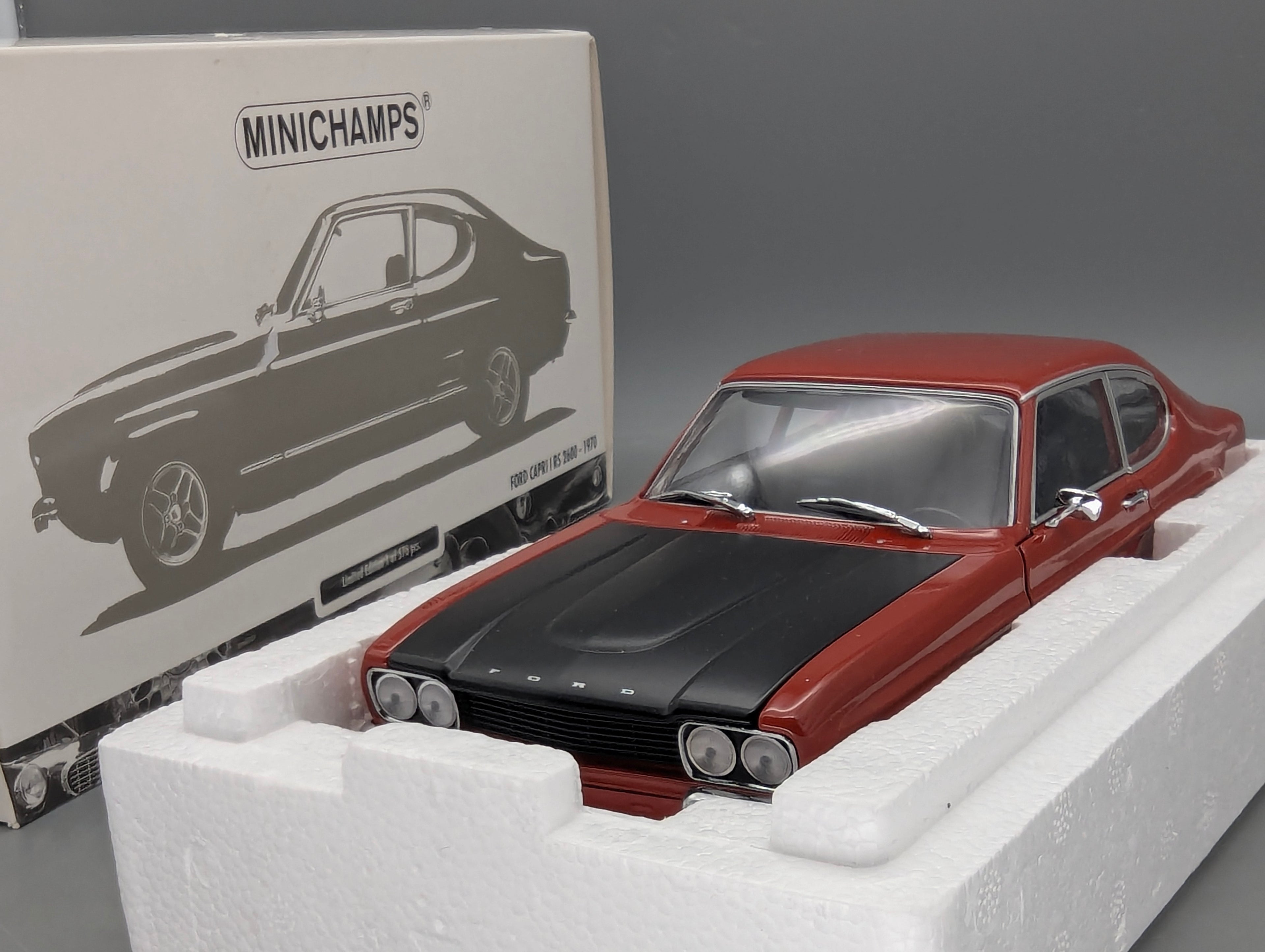 Coches en miniatura 1:43 Minichamps Mercedes Benz SL65 AMG Black Series Plata con embalaje original