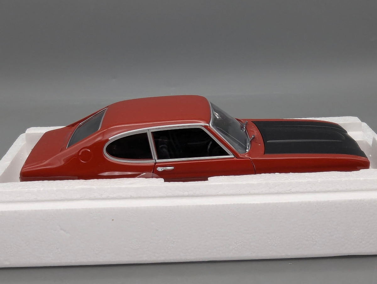 Modellautos 1:18 Minichamps Ford Capri I RS 2600 1970 Rot Schwarz mit OVP