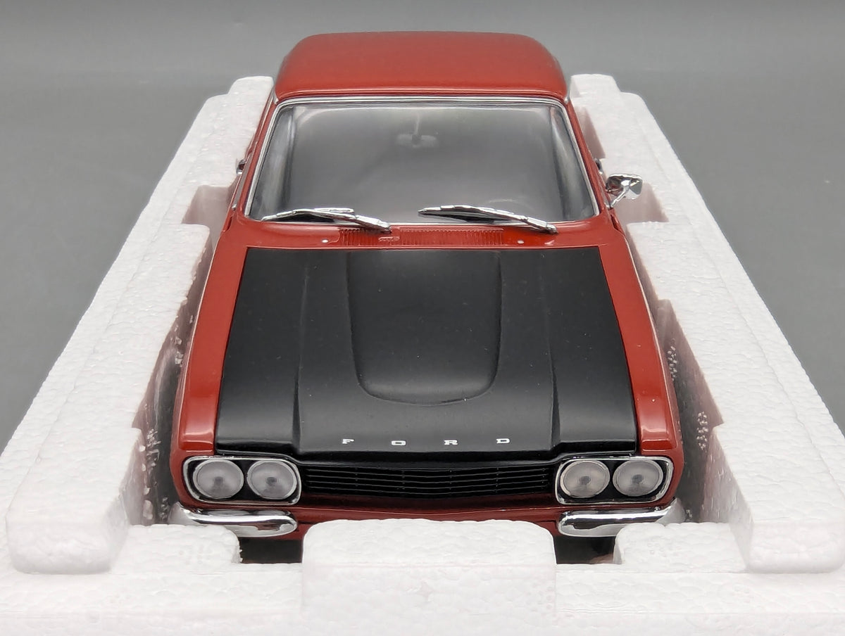 Modellautos 1:18 Minichamps Ford Capri I RS 2600 1970 Rot Schwarz mit OVP