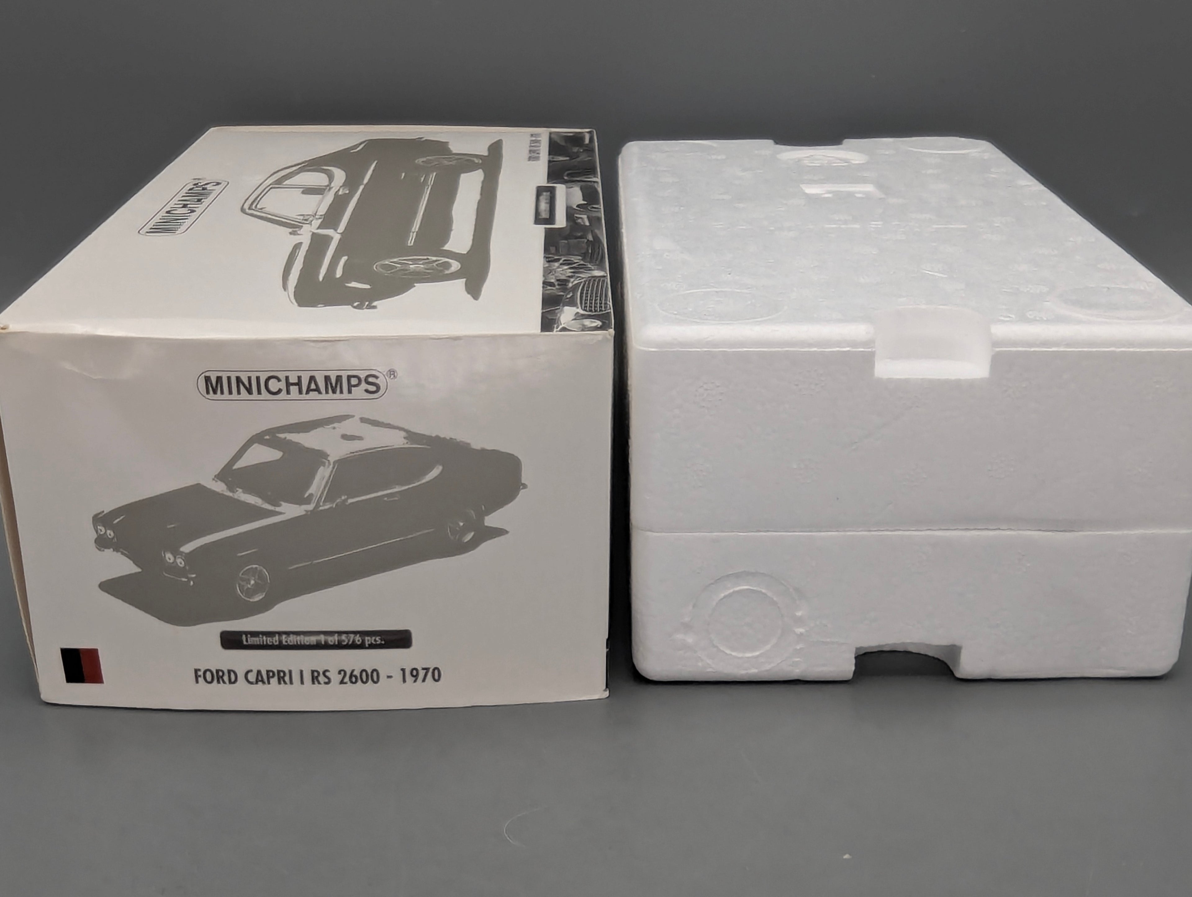 Coches en miniatura 1:43 Minichamps Mercedes Benz SL65 AMG Black Series Plata con embalaje original