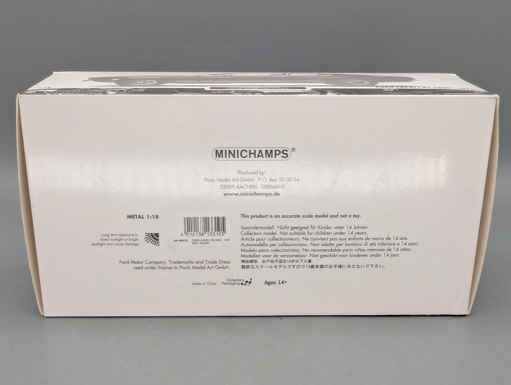 Coches en miniatura 1:43 Minichamps Mercedes Benz SL65 AMG Black Series Plata con embalaje original