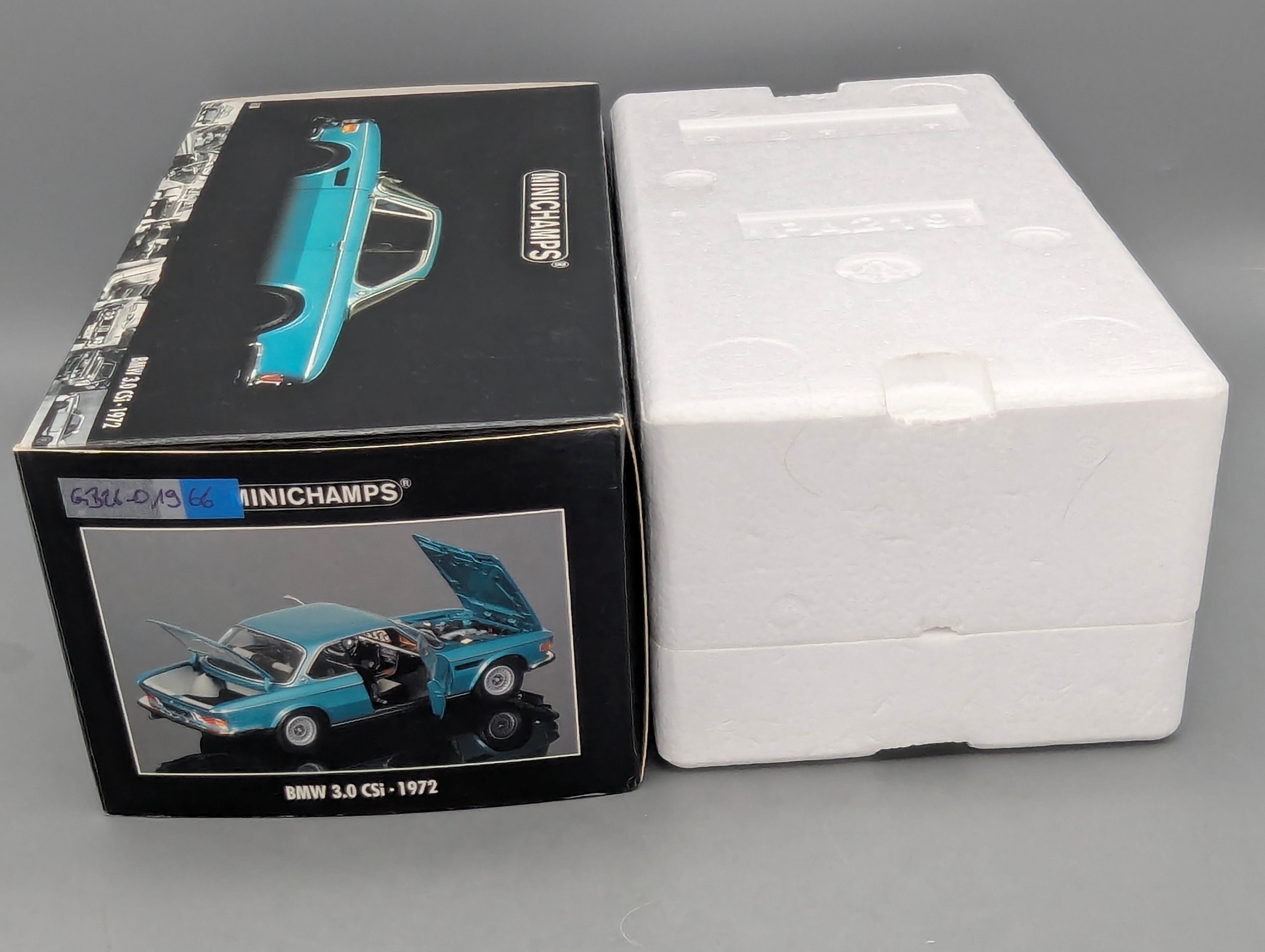 Coches en miniatura 1:43 Minichamps Mercedes Benz SL65 AMG Black Series Plata con embalaje original