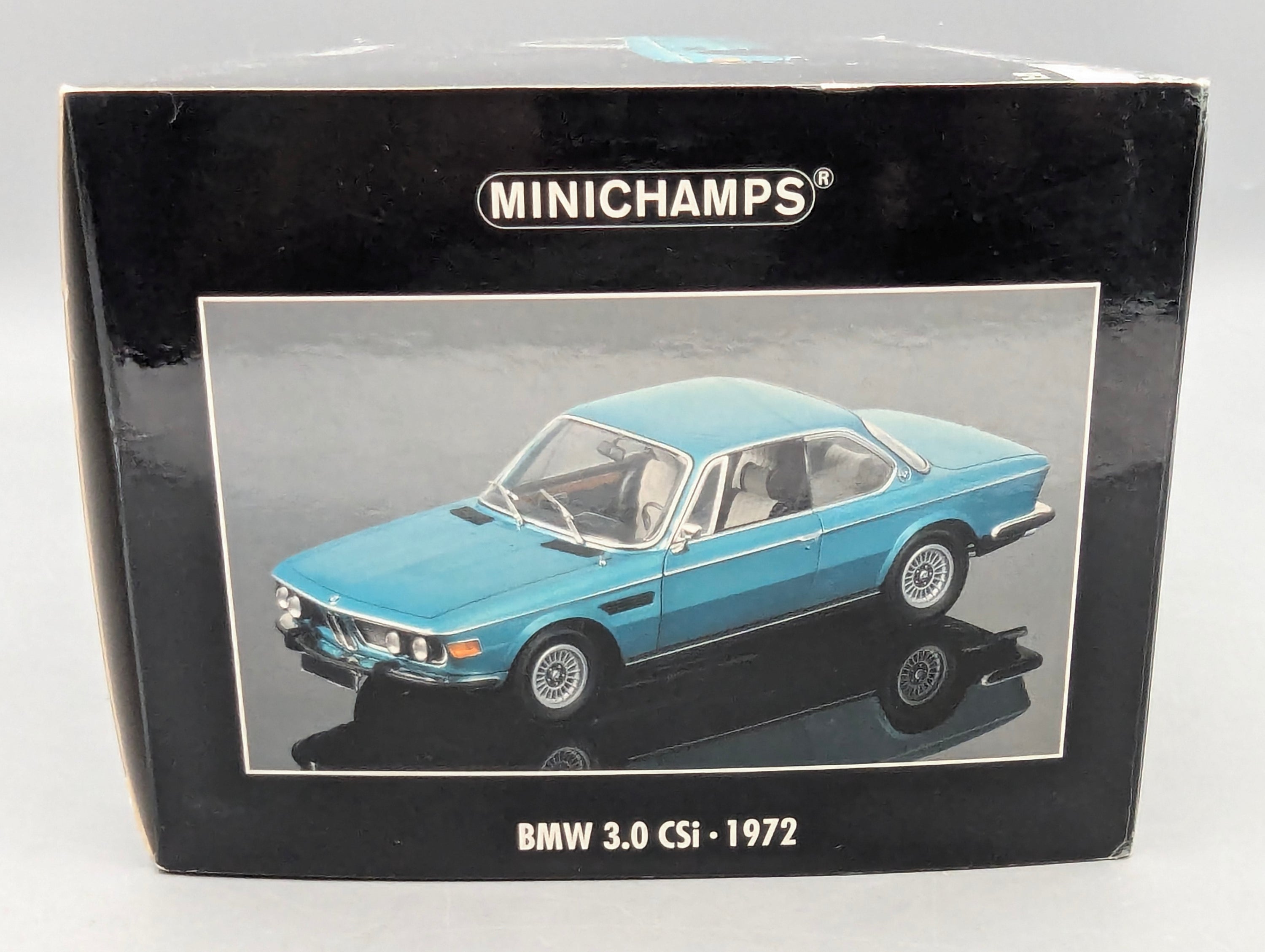 Modellautos 1:18 Minichamps BMW 3.0 CSi Met. Grün 1972 mit OVP