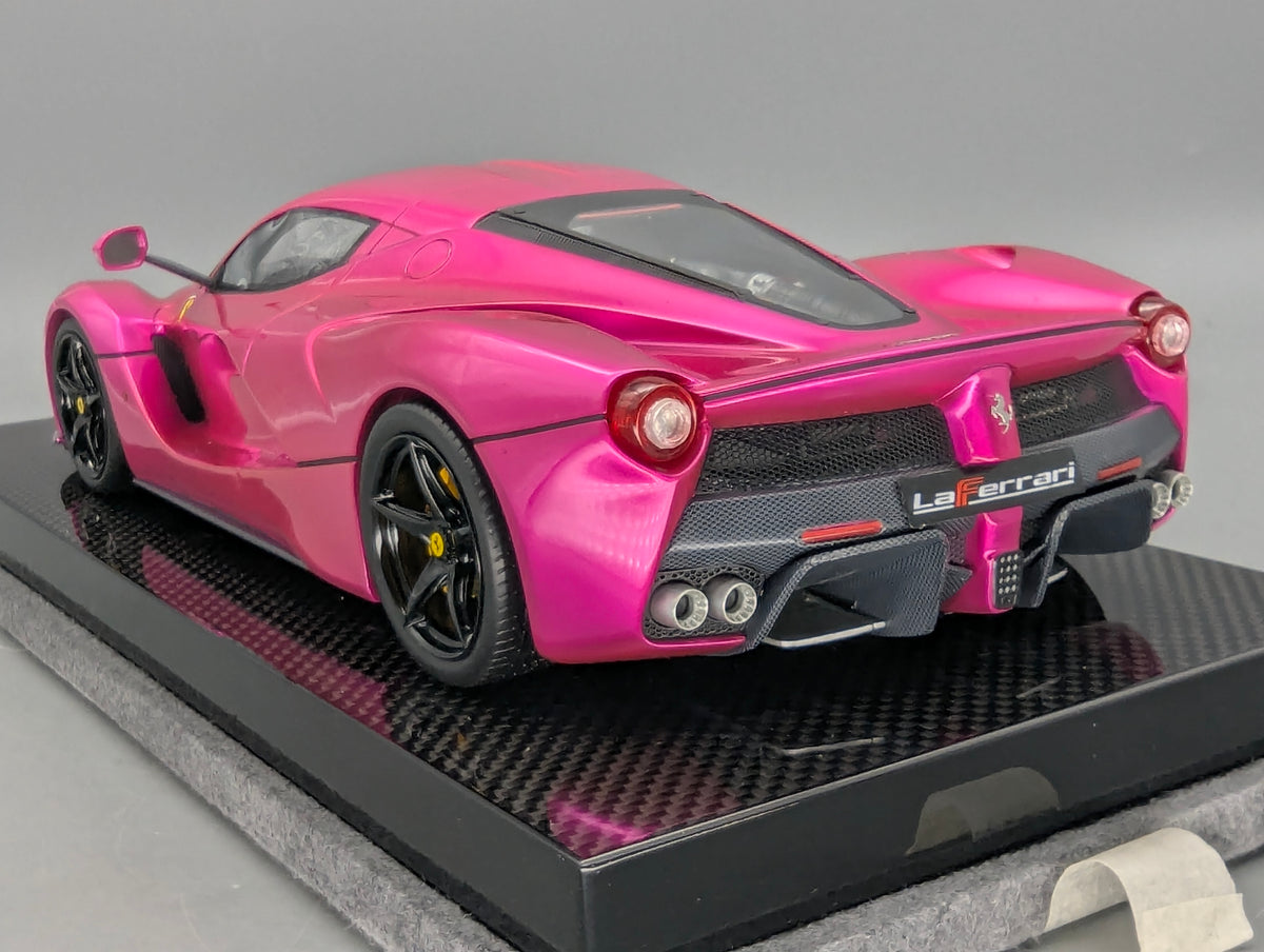 Modellautos 1:18 MR Collection Ferrari LaFerrari Pink Flash Ltd 25/26 OVP