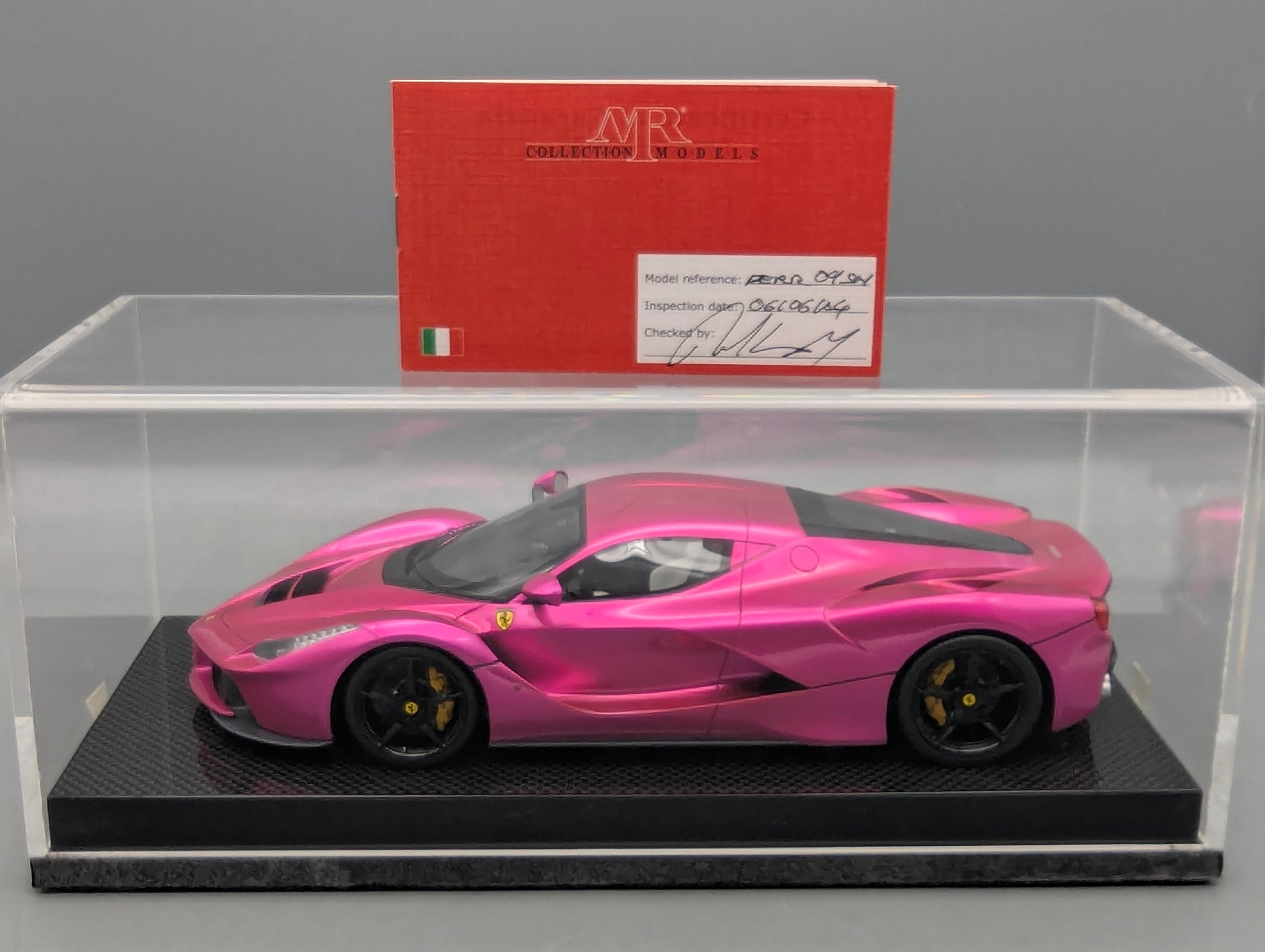 Modellautos 1:18 MR Collection Ferrari LaFerrari Pink Flash Ltd 25/26 OVP