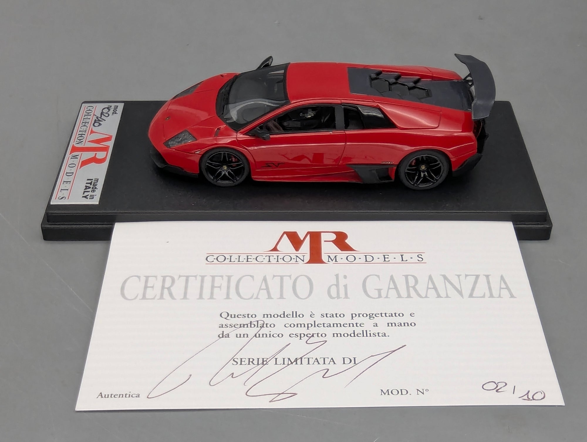 Model Cars 1:43 Spark S9609 Lamborghini Huracan GT3 EVO FIA Vallelunga 2019 #58 OVP