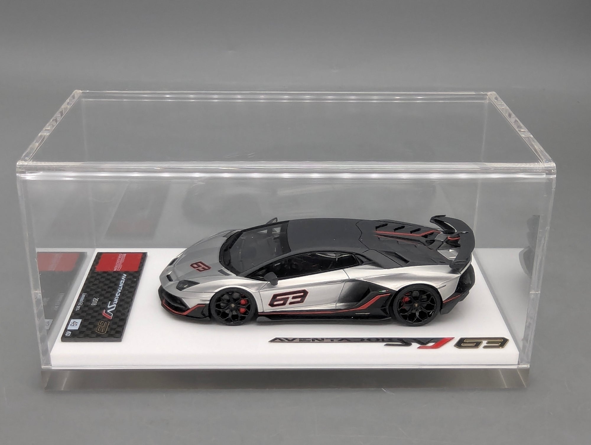 Model Cars 1:43 Spark S9609 Lamborghini Huracan GT3 EVO FIA Vallelunga 2019 #58 OVP