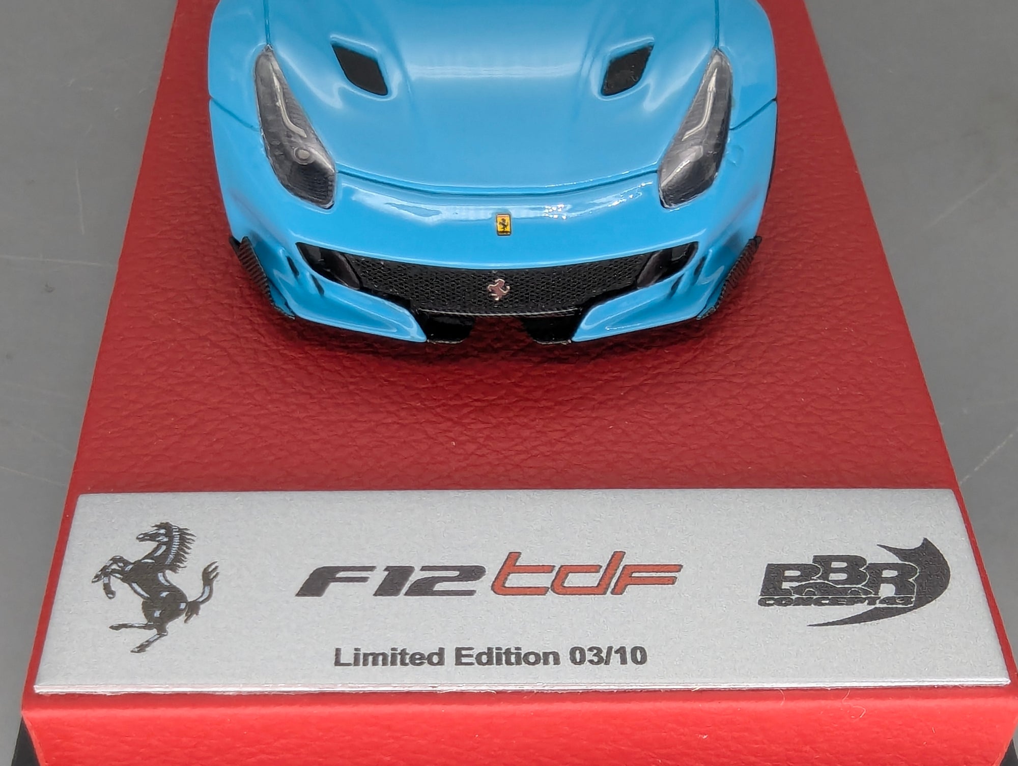 Modellautos 1:43 BBR Concept43 Ferrari F12 TdF Baby Blu Limitiert 03/10 mit OVP