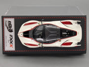 Modellautos 1:43 BBR Deluxe Ferrari FXX-K Gloss Avus White Car #47 Ltd 17/20 OVP