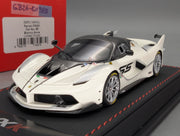 Modellautos 1:43 BBR Deluxe Ferrari FXX-K Bianco Avus Car #55 Ltd 01/10 OVP