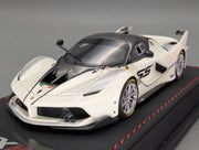 Modellautos 1:43 BBR Deluxe Ferrari FXX-K Bianco Avus Car #55 Ltd 01/10 OVP