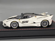 Modellautos 1:43 BBR Deluxe Ferrari FXX-K Bianco Avus Car #55 Ltd 01/10 OVP