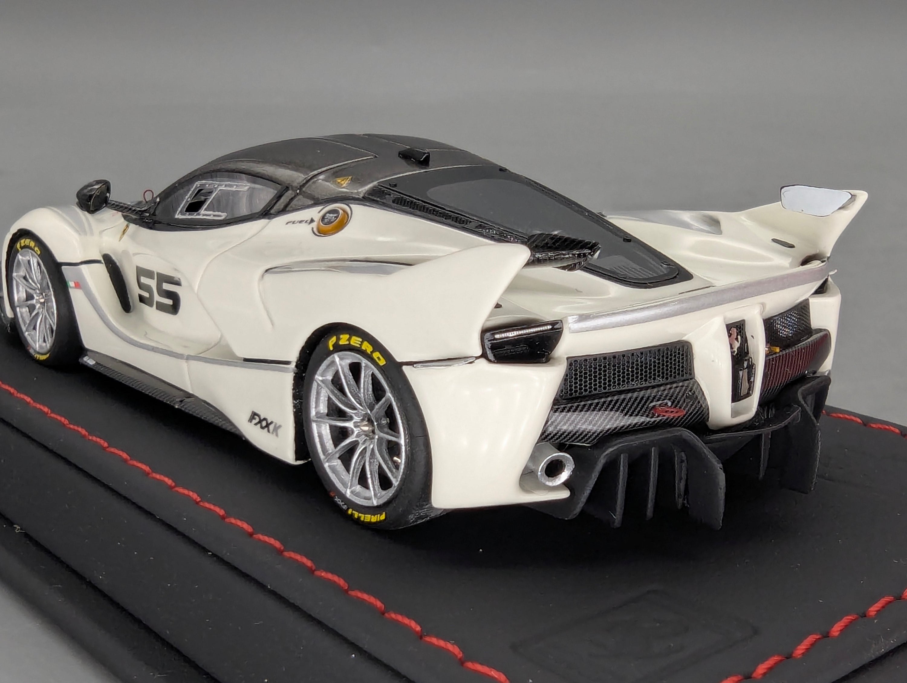 Modellautos 1:43 BBR Deluxe Ferrari FXX-K Bianco Avus Car #55 Ltd 01/10 OVP