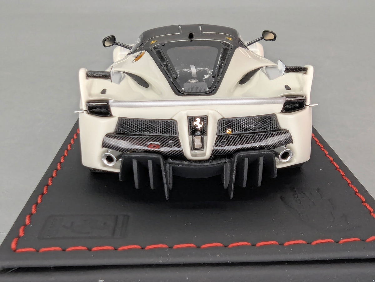 Modellautos 1:43 BBR Deluxe Ferrari FXX-K Bianco Avus Car #55 Ltd 01/10 OVP