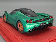 Modellautos 1:43 BBR Deluxe Ferrari Enzo Met. Green Ltd 01/10 mit OVP