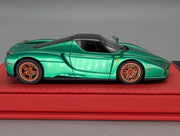 Modellautos 1:43 BBR Deluxe Ferrari Enzo Met. Green Ltd 01/10 mit OVP